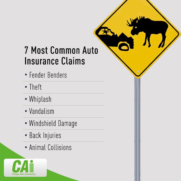 7 most common auto insurance claims